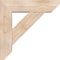 Ekena Millwork Traditional Slat Smooth Bracket w/ Offset Brace, Douglas Fir, 7 1/2"W x 28"D x 28"H BKT0806X28X28TRA06SDF - alternate 4
